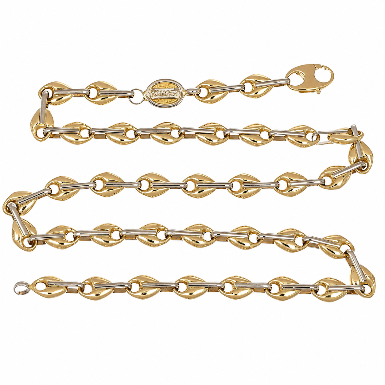 Collana - 18 carati Oro giallo, Oro bianco - Made in Italy - Handmade