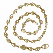 Collana - 18 carati Oro giallo, Oro bianco - Made in Italy - Handmade