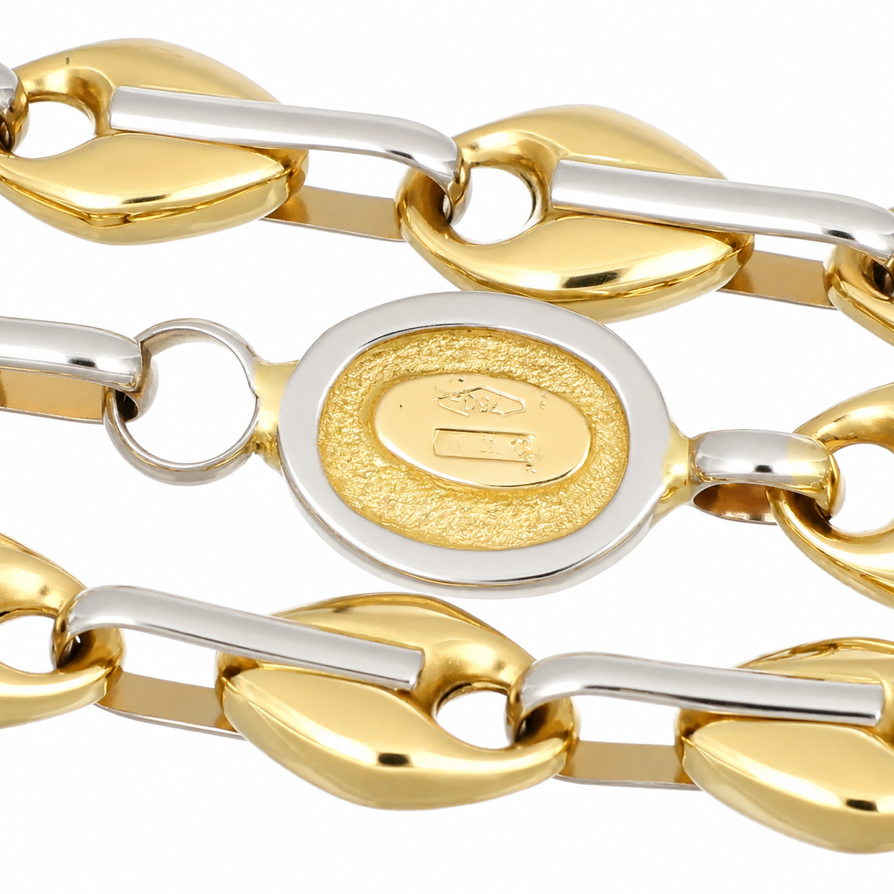 Collana - 18 carati Oro giallo, Oro bianco - Made in Italy - Handmade