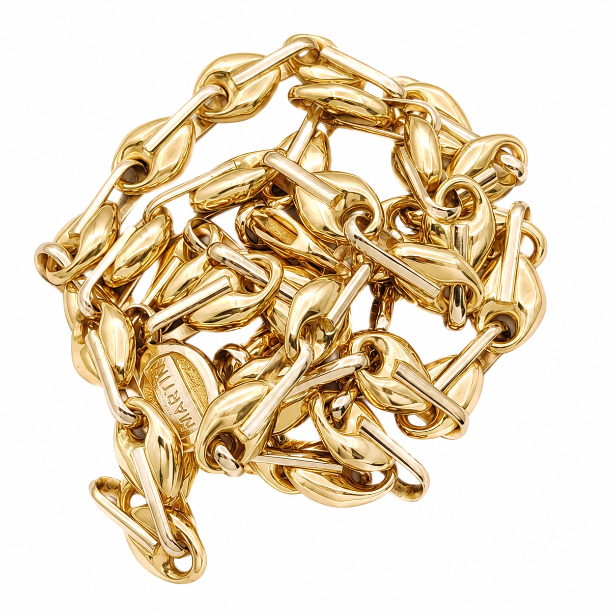 Collana - 18 carati Oro giallo, Oro bianco - Made in Italy - Handmade