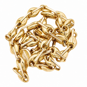 Collana - 18 carati Oro giallo, Oro bianco - Made in Italy - Handmade