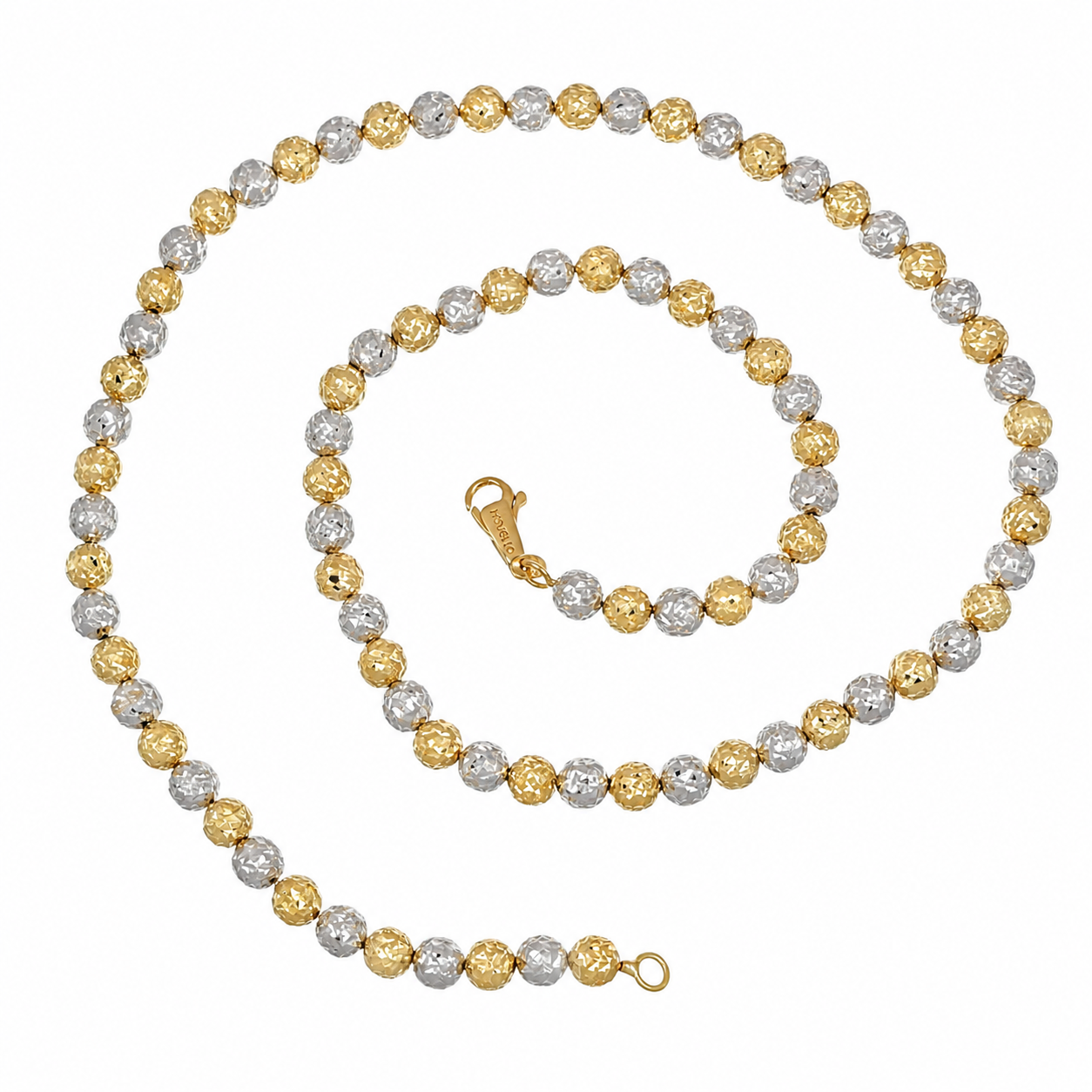 Collana - 18 carati Oro giallo, Oro bianco - Made in Italy - Handmade