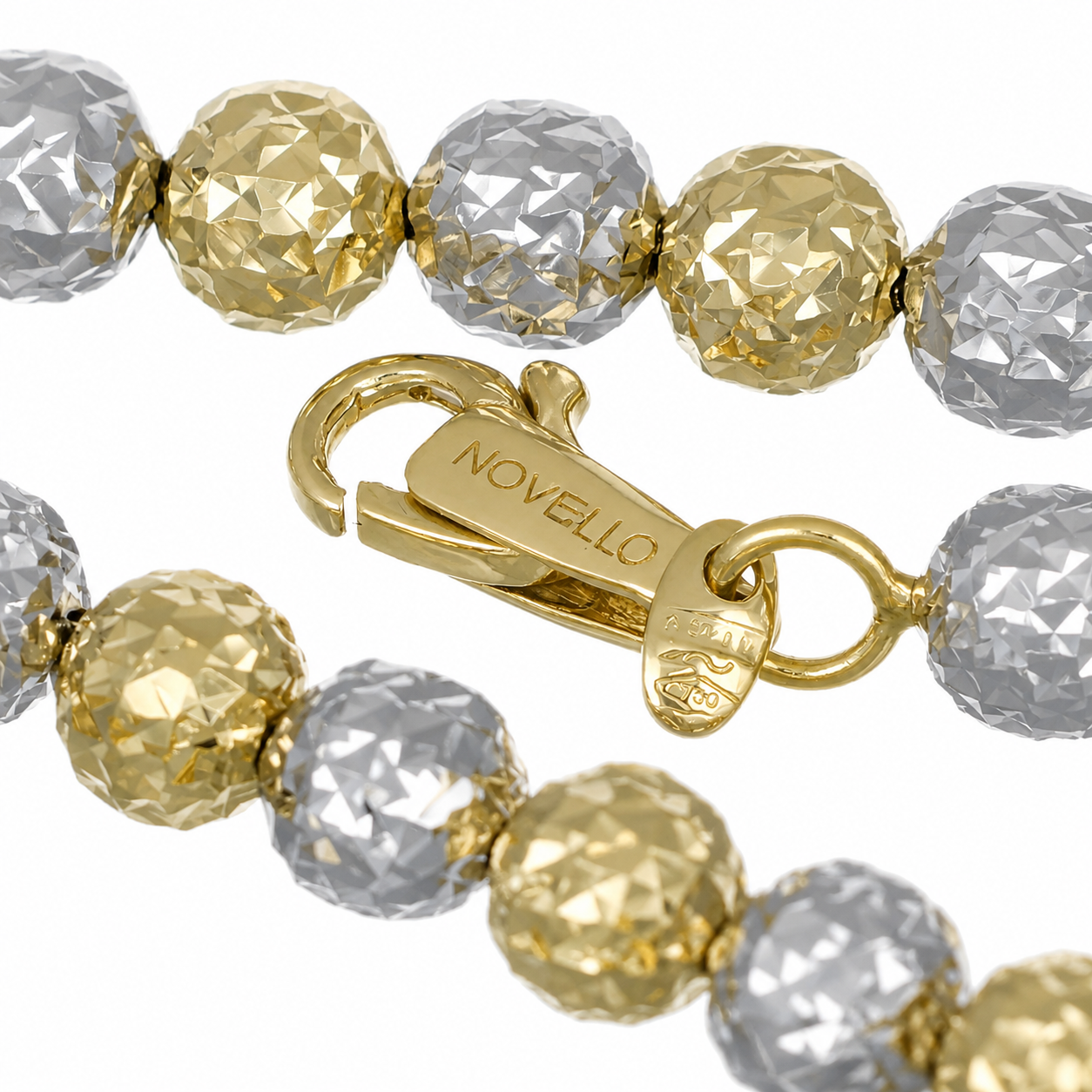 Collana - 18 carati Oro giallo, Oro bianco - Made in Italy - Handmade