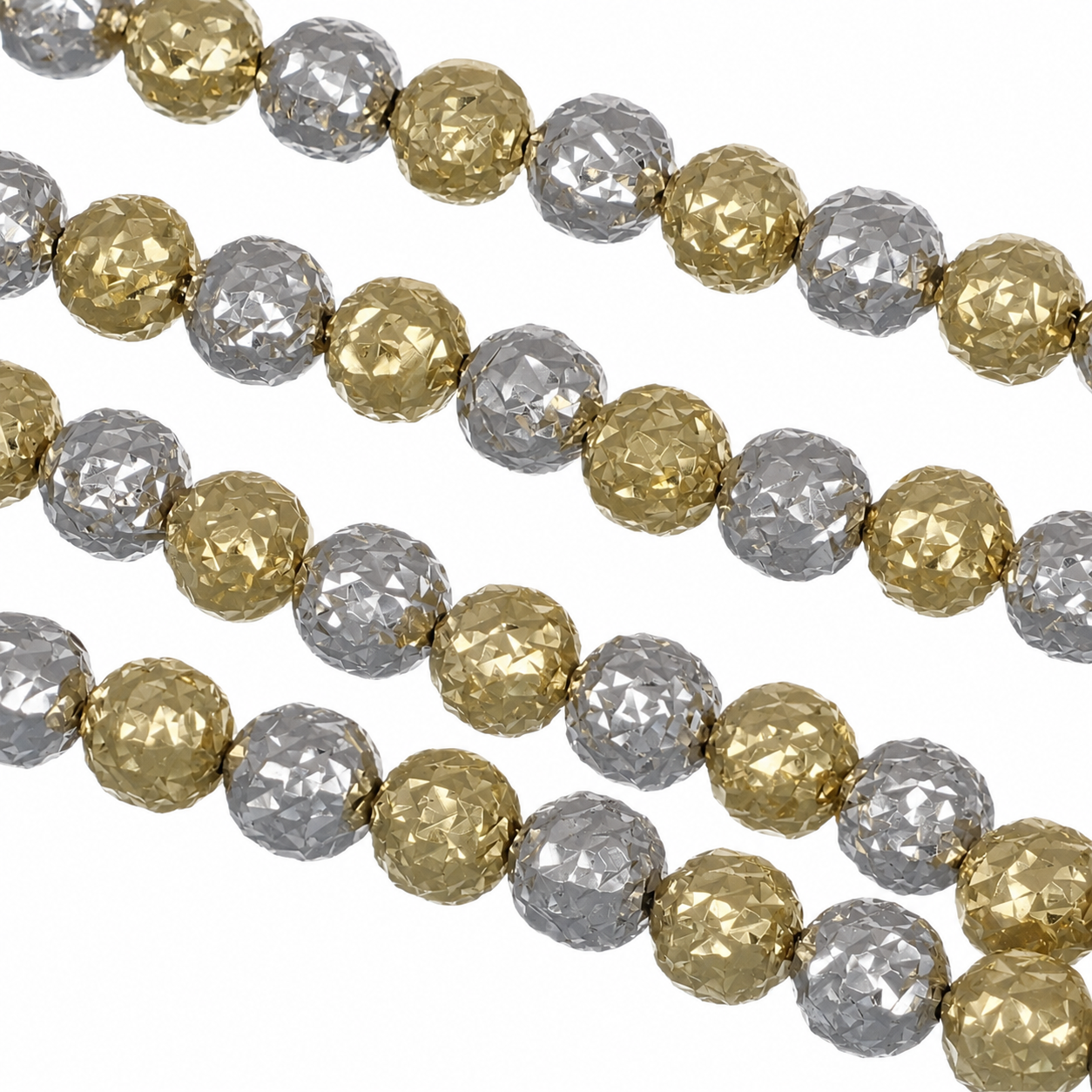 Collana - 18 carati Oro giallo, Oro bianco - Made in Italy - Handmade