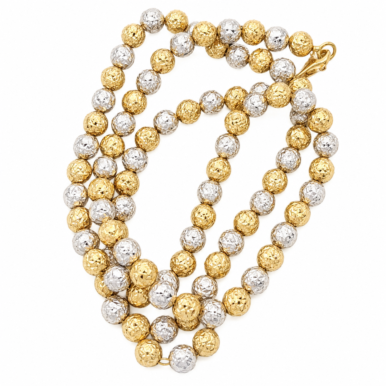 Collana - 18 carati Oro giallo, Oro bianco - Made in Italy - Handmade