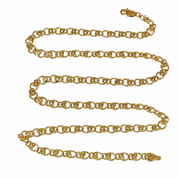 Collana - 18 carati Oro giallo - Made in Italy - Handmade