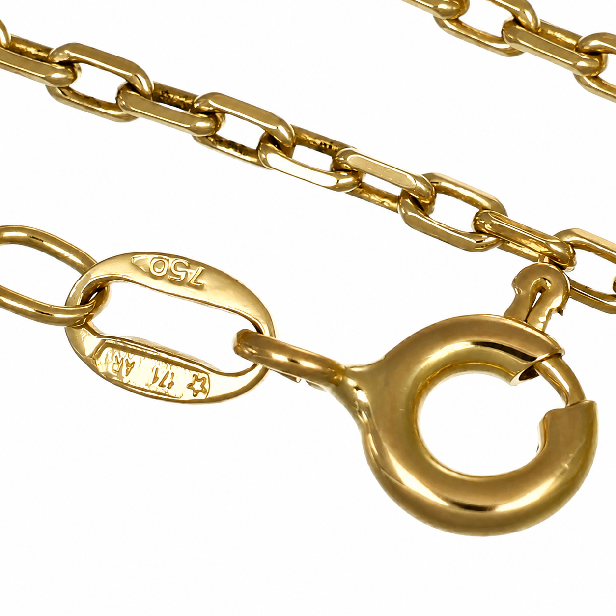 Collana - 18 carati Oro giallo - Made in Italy - Handmade