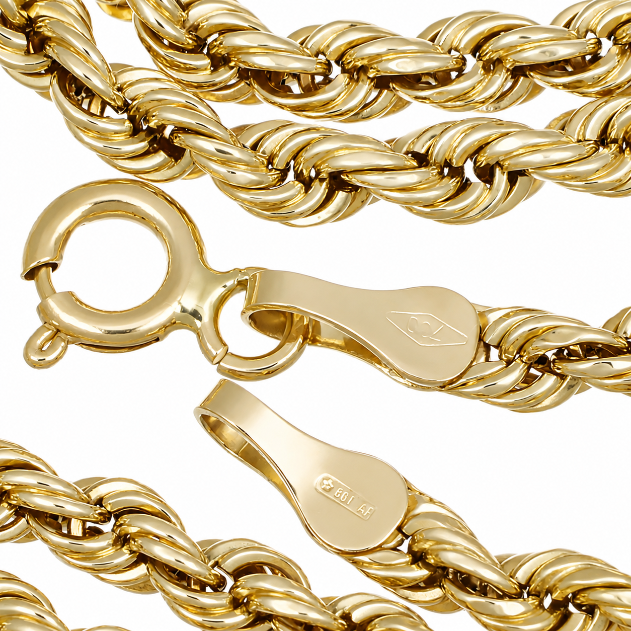 Collana - 18 carati Oro giallo - Made in Italy - Handmade