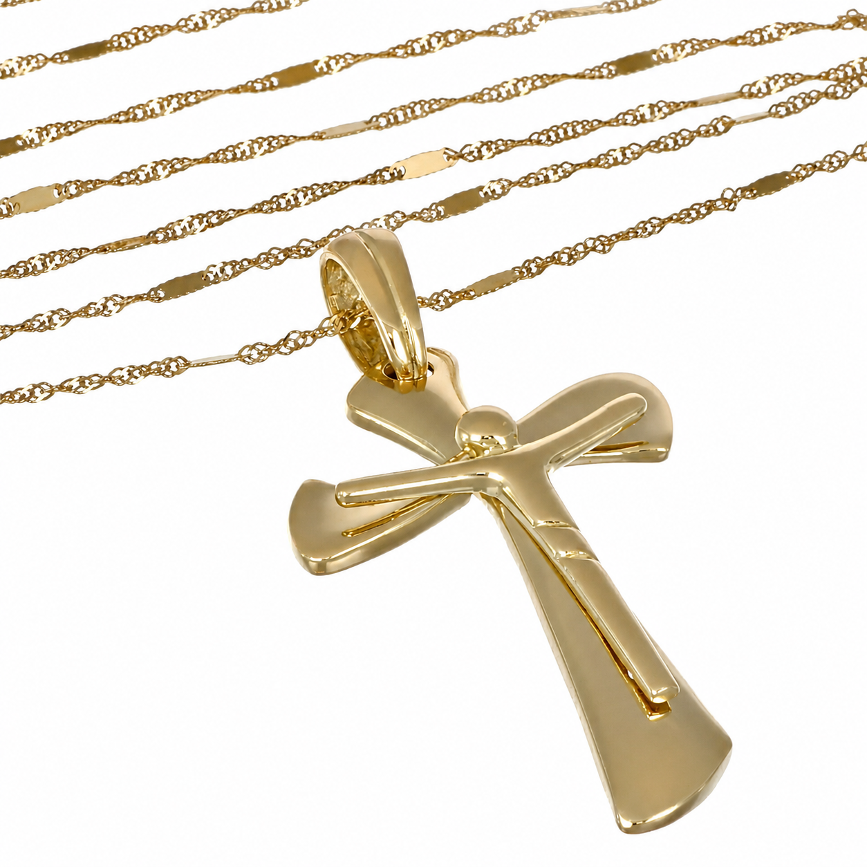Collana con ciondolo - 18 carati Oro giallo