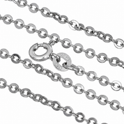 Collana - 18 carati Oro bianco - Made in Italy - Handmade