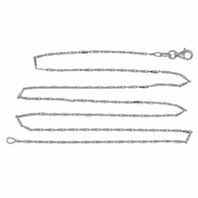 Collana - 18 carati Oro bianco - Made in Italy - Handmade