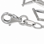 Collana - 18 carati Oro bianco - Made in Italy - Handmade