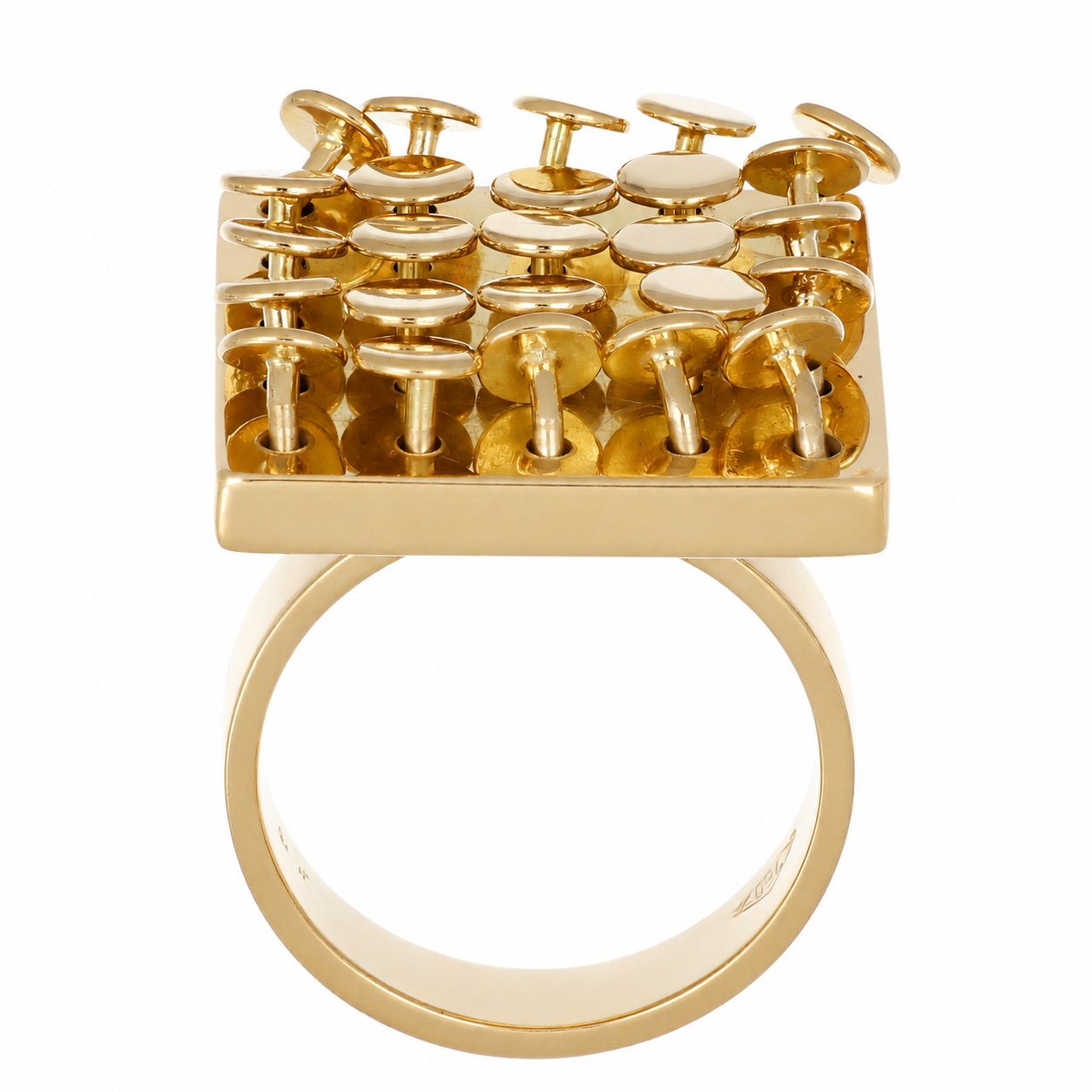 Anello - 18 carati Oro giallo - Made in Italy - Handmade