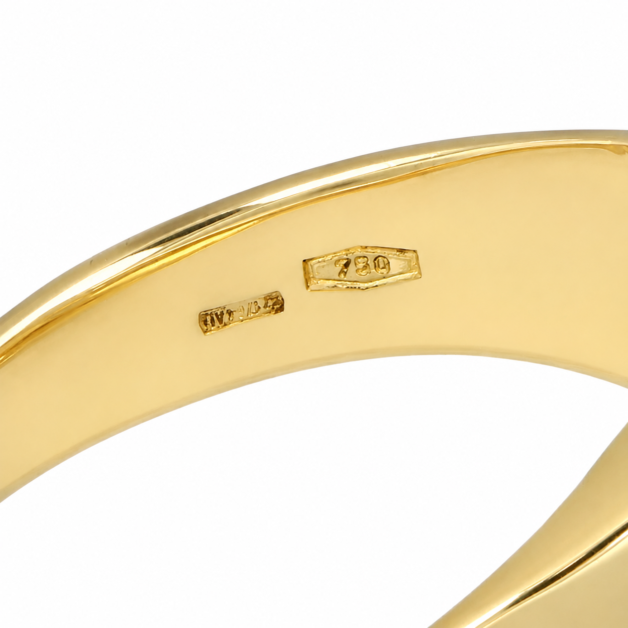 Anello - 18 carati Oro bianco, Oro giallo, Oro rosa - 0.03ct. tw. Diamante (Naturale) - Made in Italy - Handmade