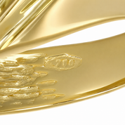 Anello - 18 carati Oro giallo, Oro bianco - 0.23ct. tw. Rubino - Diamante - Made in Italy - Handmade