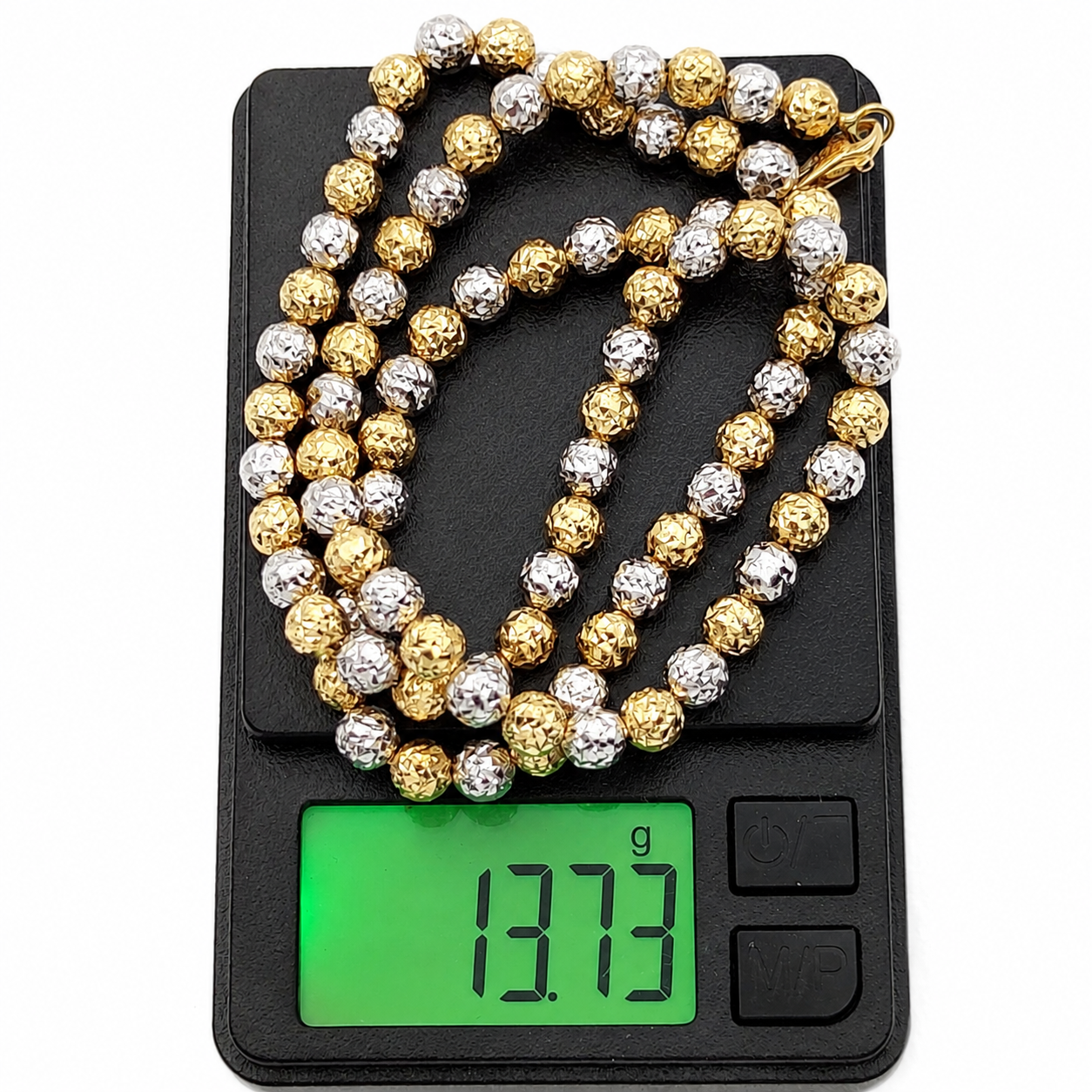 Collana - 18 carati Oro giallo, Oro bianco - Made in Italy - Handmade