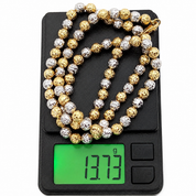 Collana - 18 carati Oro giallo, Oro bianco - Made in Italy - Handmade