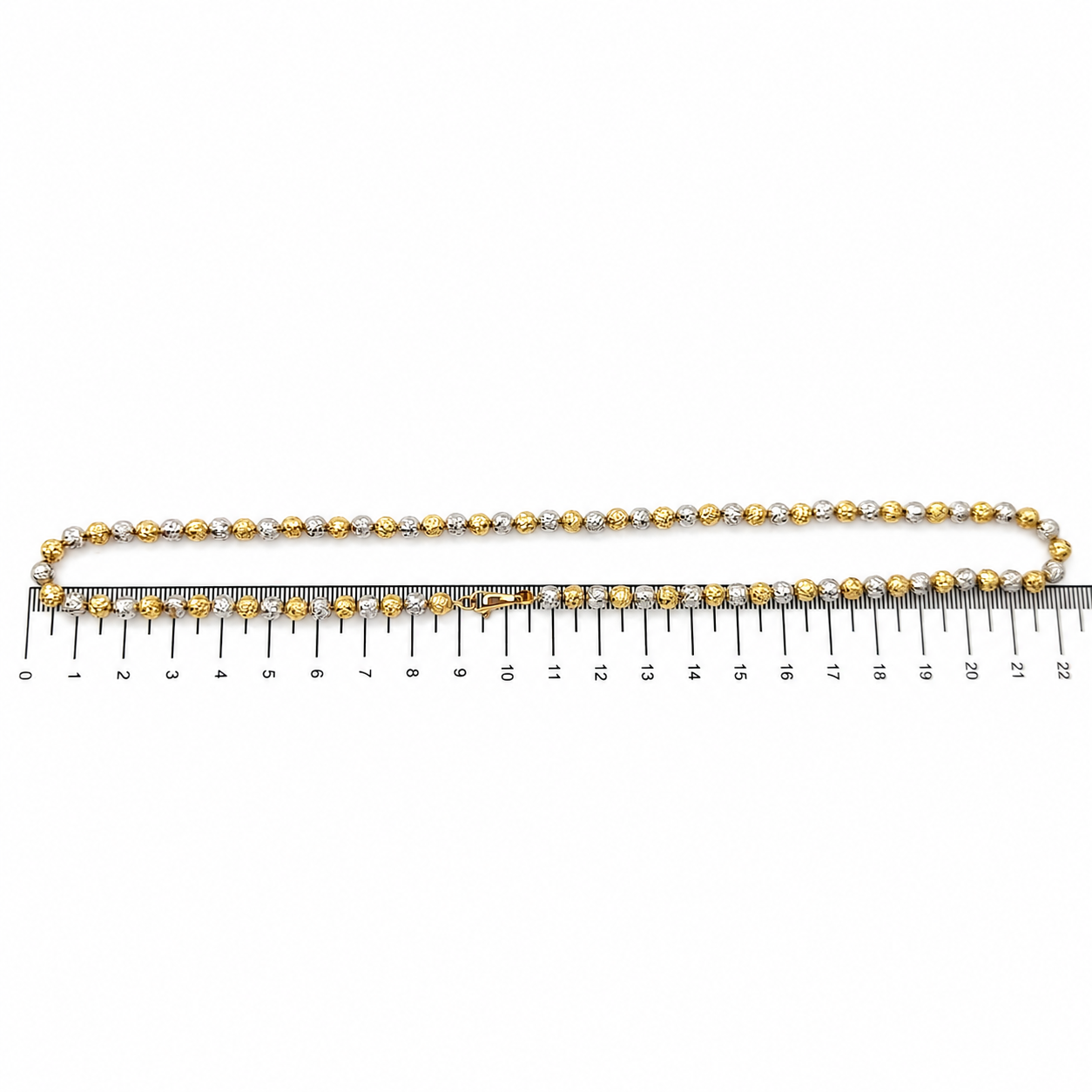 Collana - 18 carati Oro giallo, Oro bianco - Made in Italy - Handmade