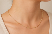 Collana - 18 carati Oro giallo - Made in Italy - Handmade