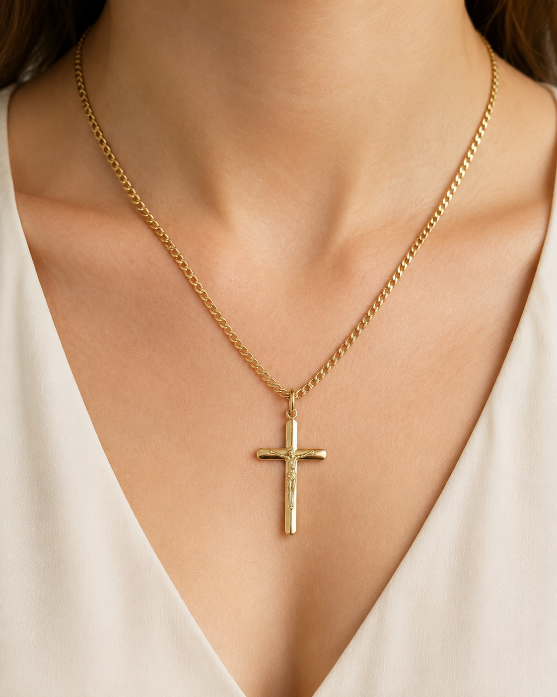 Collana con ciondolo - 18 carati Oro giallo