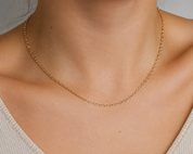 Collana - 18 carati Oro giallo - Made in Italy - Handmade