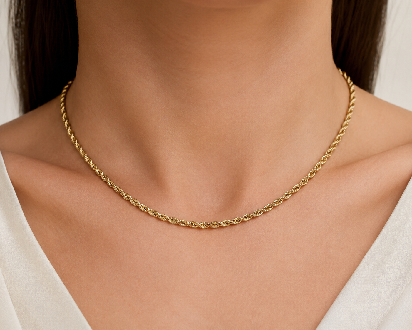 Collana - 18 carati Oro giallo - Made in Italy - Handmade