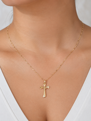 Collana con ciondolo - 18 carati Oro giallo
