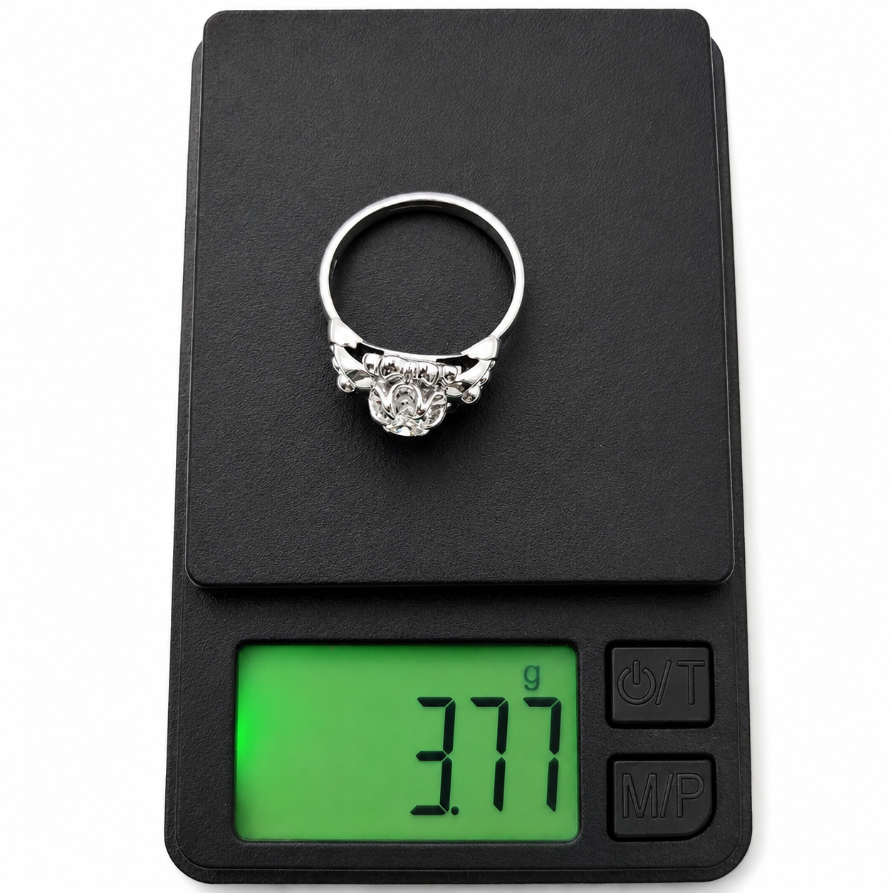 Anello - 18 carati Oro bianco - 0.18ct. tw. Diamante (Naturale) - Made in Italy - Handmade