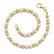 Bracciale - 18 carati Oro bianco, Oro giallo - Made in Italy - Handmade