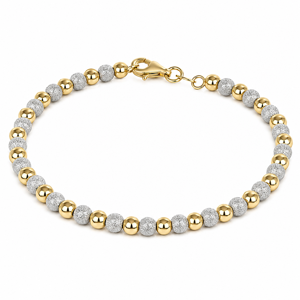 Bracciale - 18 carati Oro bianco, Oro giallo - Made in Italy - Handmade