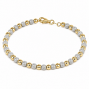 Bracciale - 18 carati Oro bianco, Oro giallo - Made in Italy - Handmade