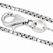 Collana - 18 carati Oro bianco - Made in Italy - Handmade