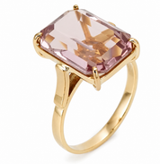Anello - 18 carati Oro rosa - 7.60ct. tw. Quarzo - Made in Italy - Handmade