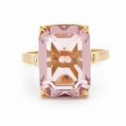 Anello - 18 carati Oro rosa - 7.60ct. tw. Quarzo - Made in Italy - Handmade