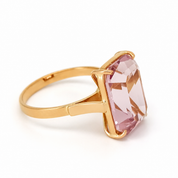 Anello - 18 carati Oro rosa - 7.60ct. tw. Quarzo - Made in Italy - Handmade