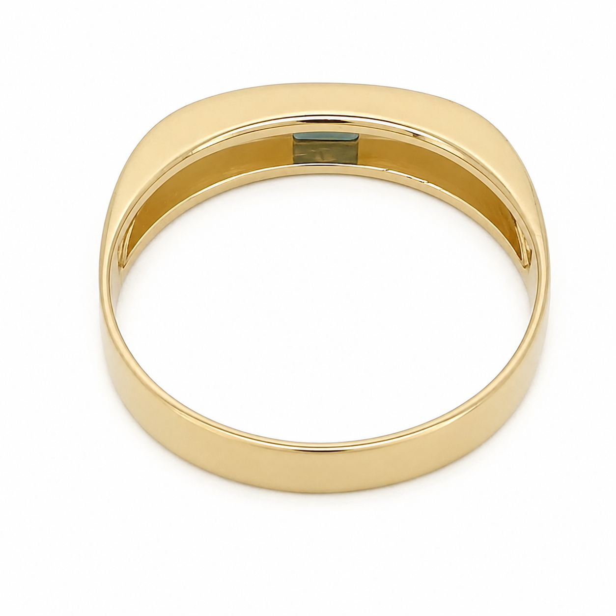 Anello - 18 carati Oro giallo - 0.25ct. tw. Zaffiro - Diamante - Made in Italy - Handmade
