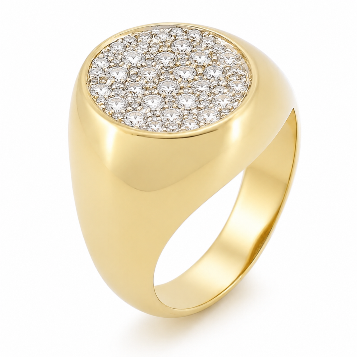 Anello - 18 carati Oro giallo - 0.33ct. tw. Diamante (Naturale)