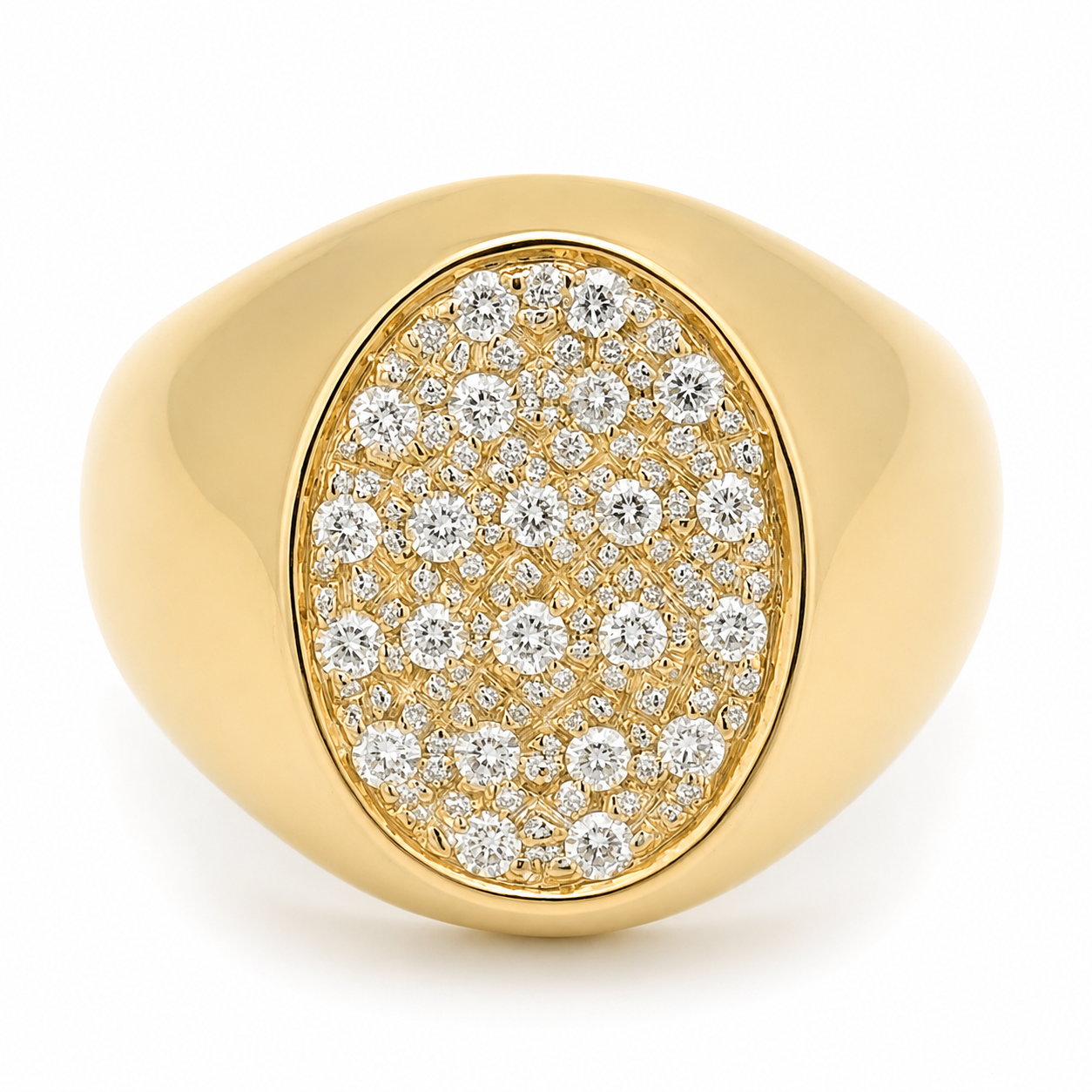 Anello - 18 carati Oro giallo - 0.33ct. tw. Diamante (Naturale)