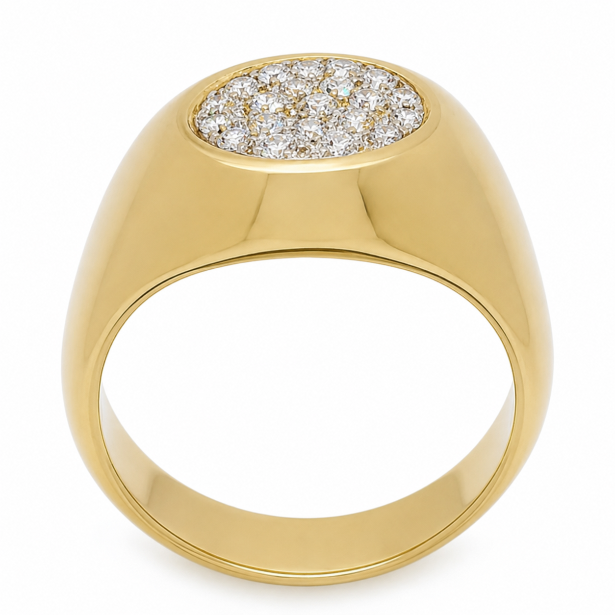 Anello - 18 carati Oro giallo - 0.33ct. tw. Diamante (Naturale)