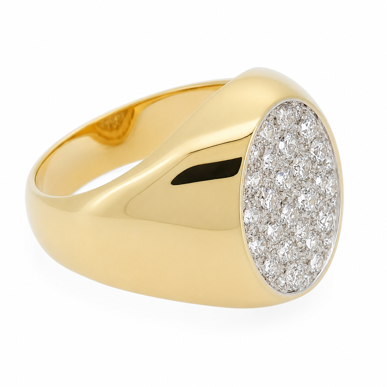 Anello - 18 carati Oro giallo - 0.33ct. tw. Diamante (Naturale)