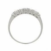 Anello - 18 carati Oro bianco - 0.21ct. tw. Diamante (Naturale)