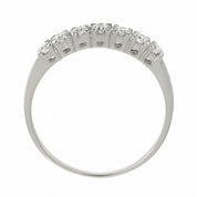 Anello - 18 carati Oro bianco - 0.21ct. tw. Diamante (Naturale)