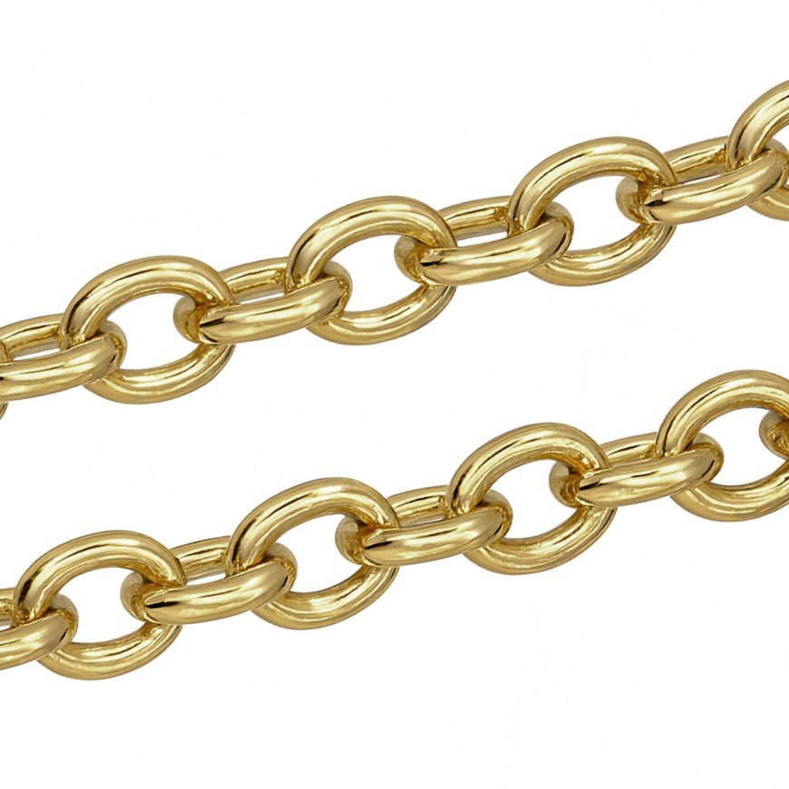 Collana con Ciondolo in Oro Giallo 18 carati - Diamanti