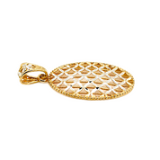 Ciondolo - 18 carati Oro giallo, Oro bianco - Made in Italy - Handmade
