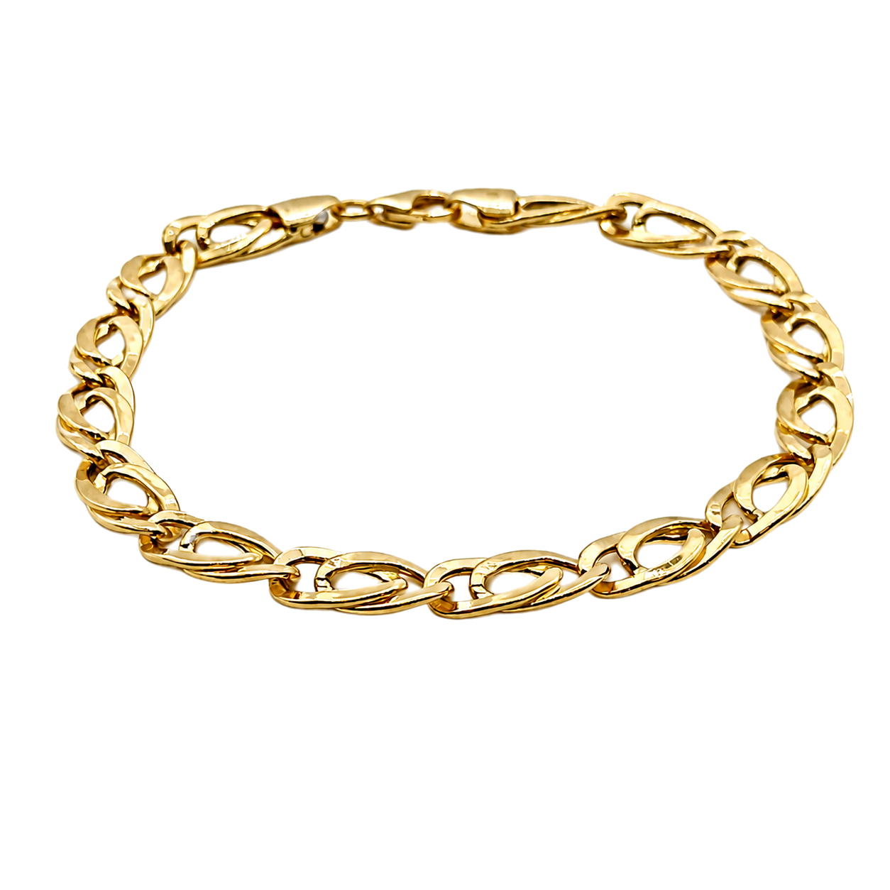 Bracciale - 18 carati Oro giallo - Handmade - Made in Italy
