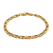 Bracciale - 18 carati Oro giallo - Made in Italy - Handmade