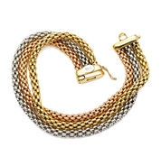 Bracciale - 18 carati Oro giallo, Oro rosa, Oro bianco - Handmade - Made in Italy