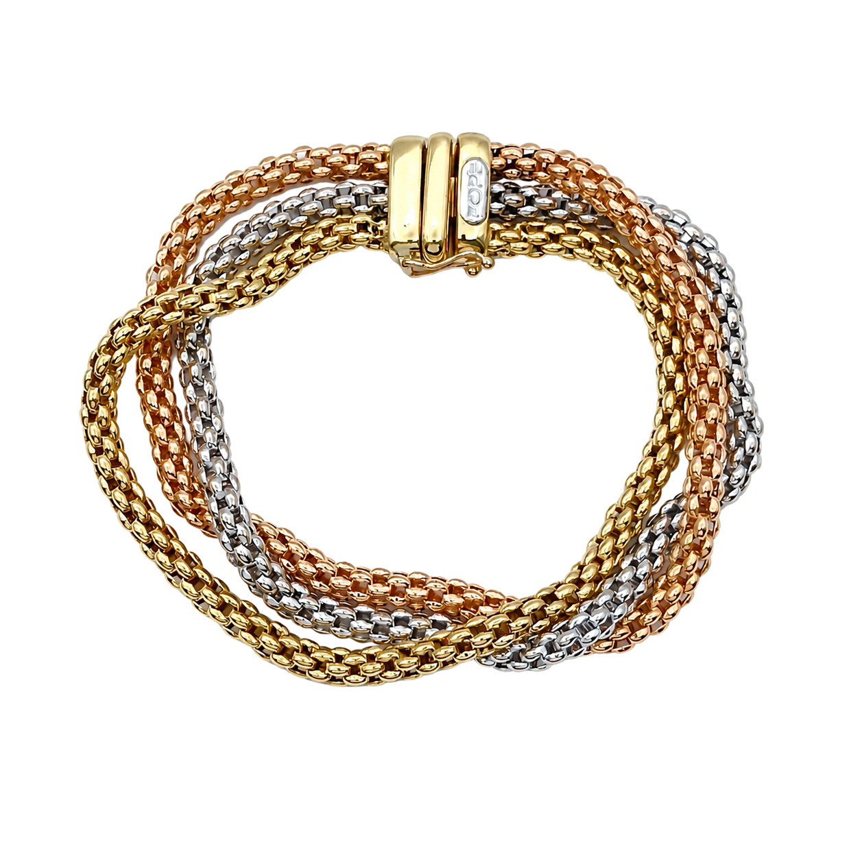 Bracciale - 18 carati Oro giallo, Oro rosa, Oro bianco - Handmade - Made in Italy