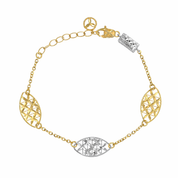 Bracciale - 18 carati Oro bianco, Oro giallo
