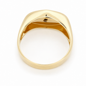 Anello - 18 carati Oro bianco, Oro giallo - 0.10ct. tw. Diamante (Naturale) - Made in Italy - Handmade
